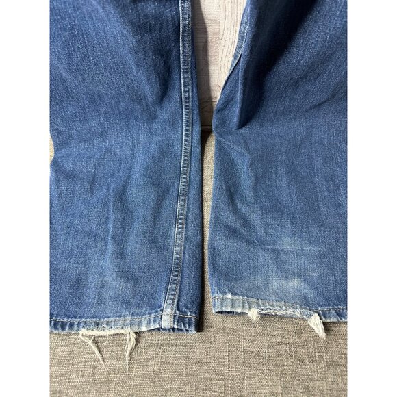 Levis 514 Slim Straight Mens Jeans 32x32 Blue Denim Casual - Picture 4 of 6